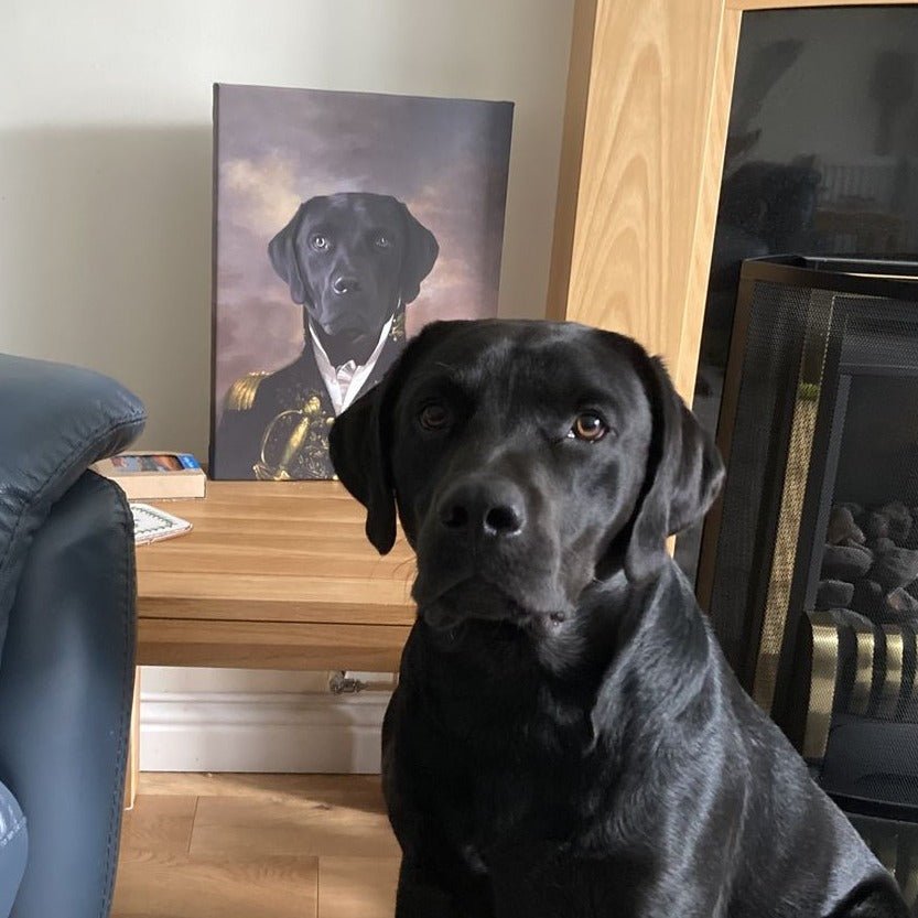 Pet Portraits | The General: Custom Pet Canvas | Paw & Glory