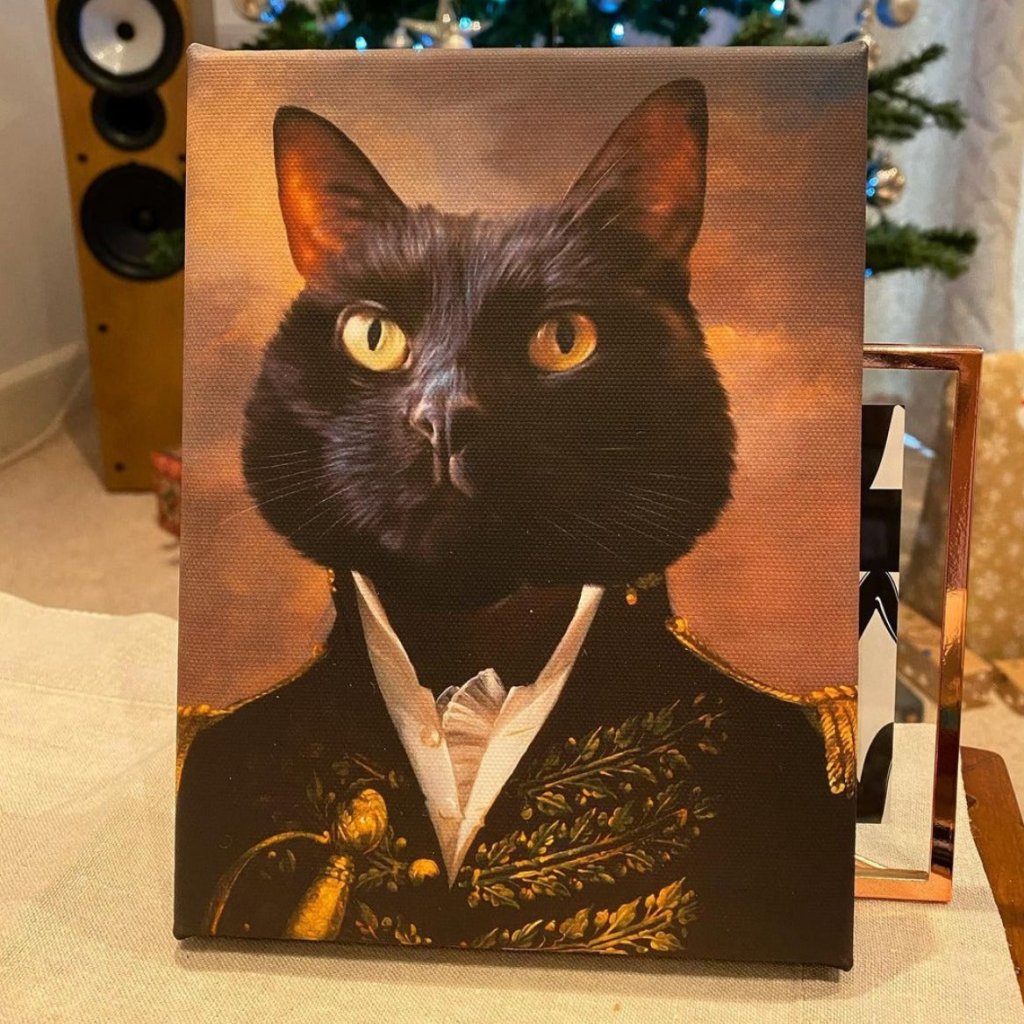 Pet Portraits | The General: Custom Pet Canvas | Paw & Glory