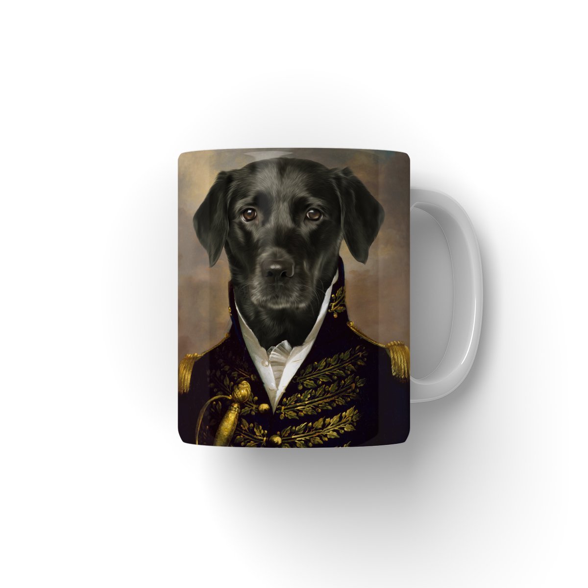 Pet Portraits | The General: Custom Pet Coffee Mug | Paw & Glory