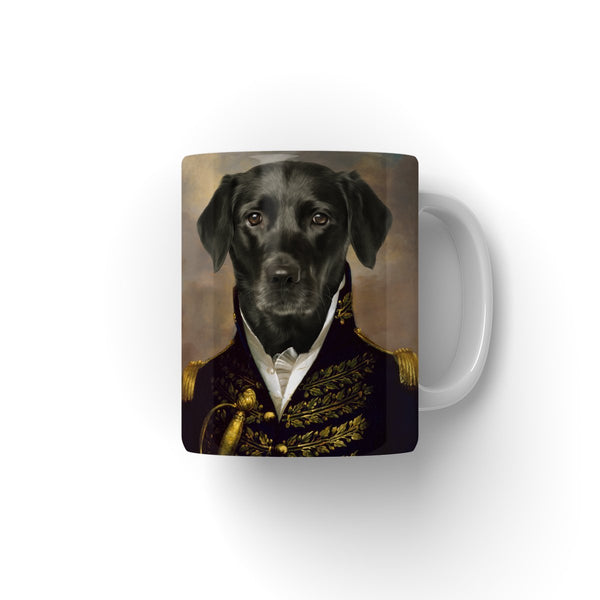 The General: Custom Pet Coffee Mug | royal pet portrait | Paw & Glory
