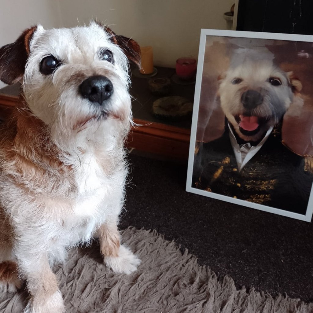 Pet Portraits | The General: Custom Pet Portrait | Paw & Glory