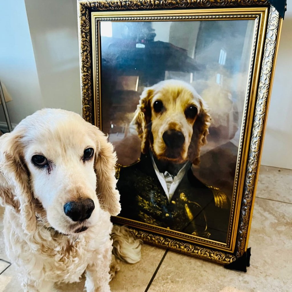 Pet Portraits | The General: Custom Pet Portrait | Paw & Glory