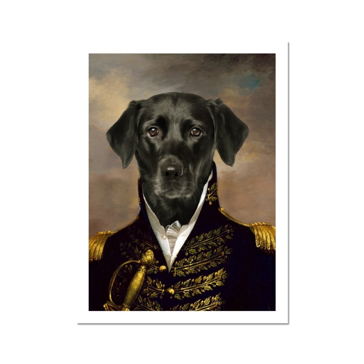 Pet Portraits | The General: Custom Pet Portrait | Paw & Glory