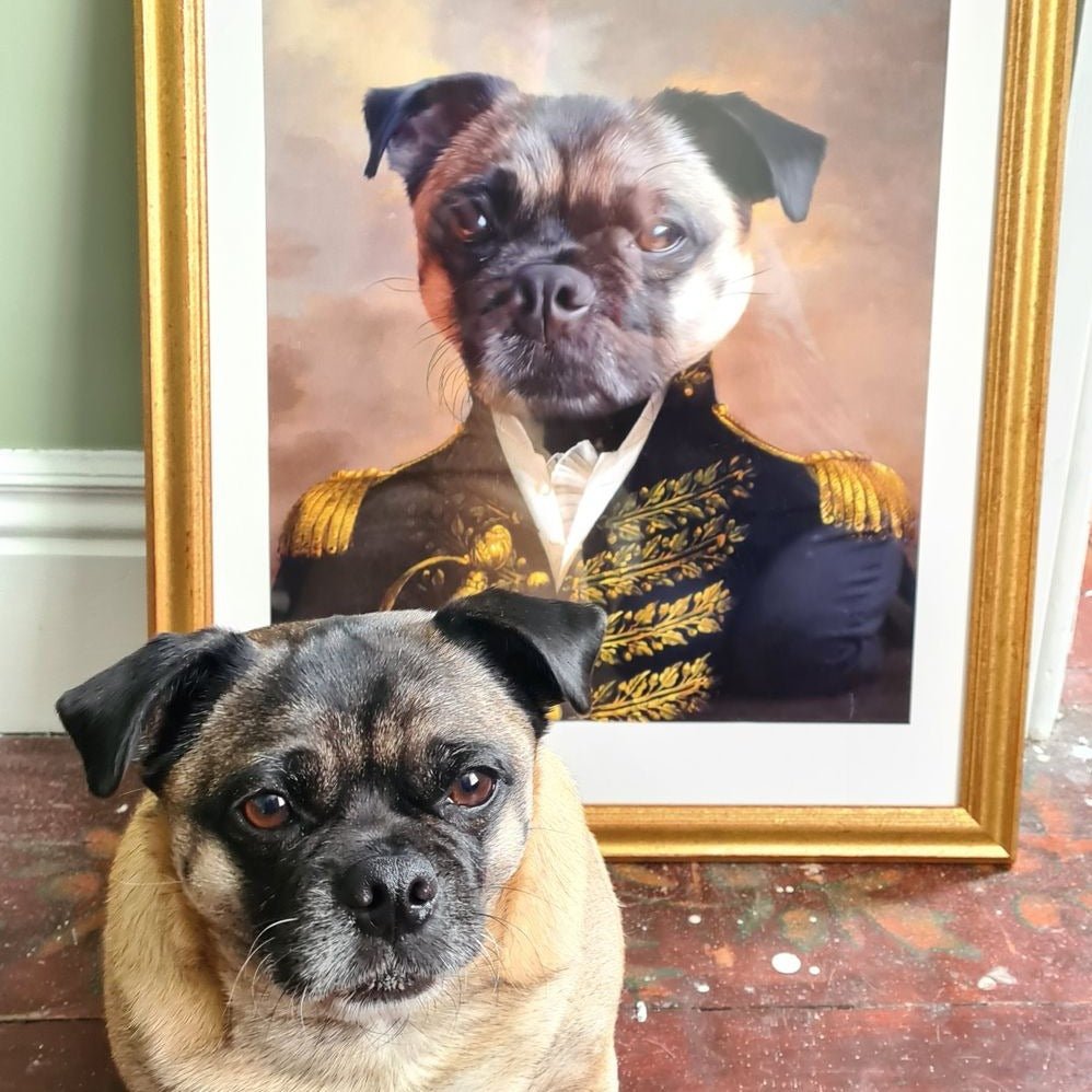 Pet Portraits | The General: Custom Pet Portrait | Paw & Glory
