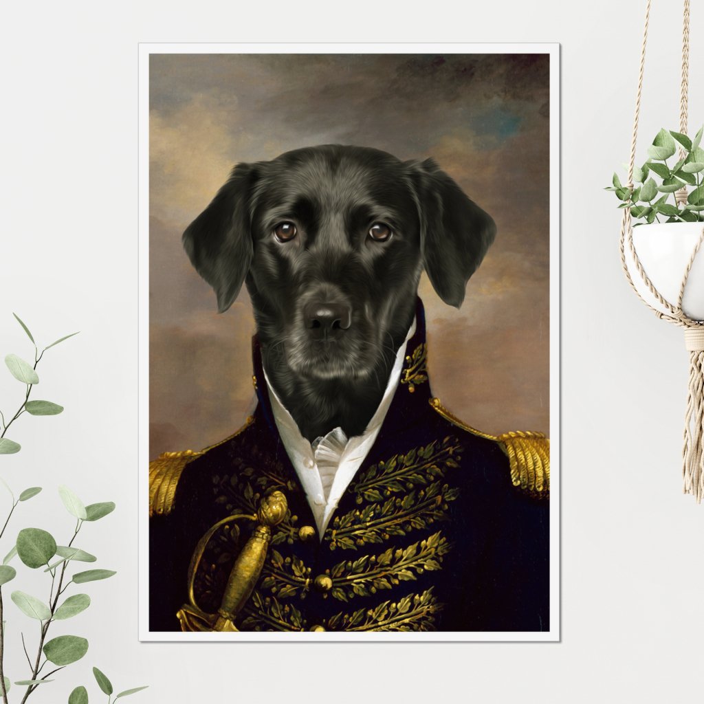 Pet Portraits | The General: Custom Pet Poster | Paw & Glory