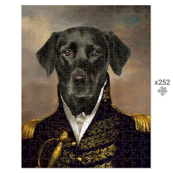 The General: Custom Pet Puzzle | royal pet portrait | Paw & Glory