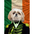 The General Irish Flag Edition: Custom Digital Download Pet Portrait