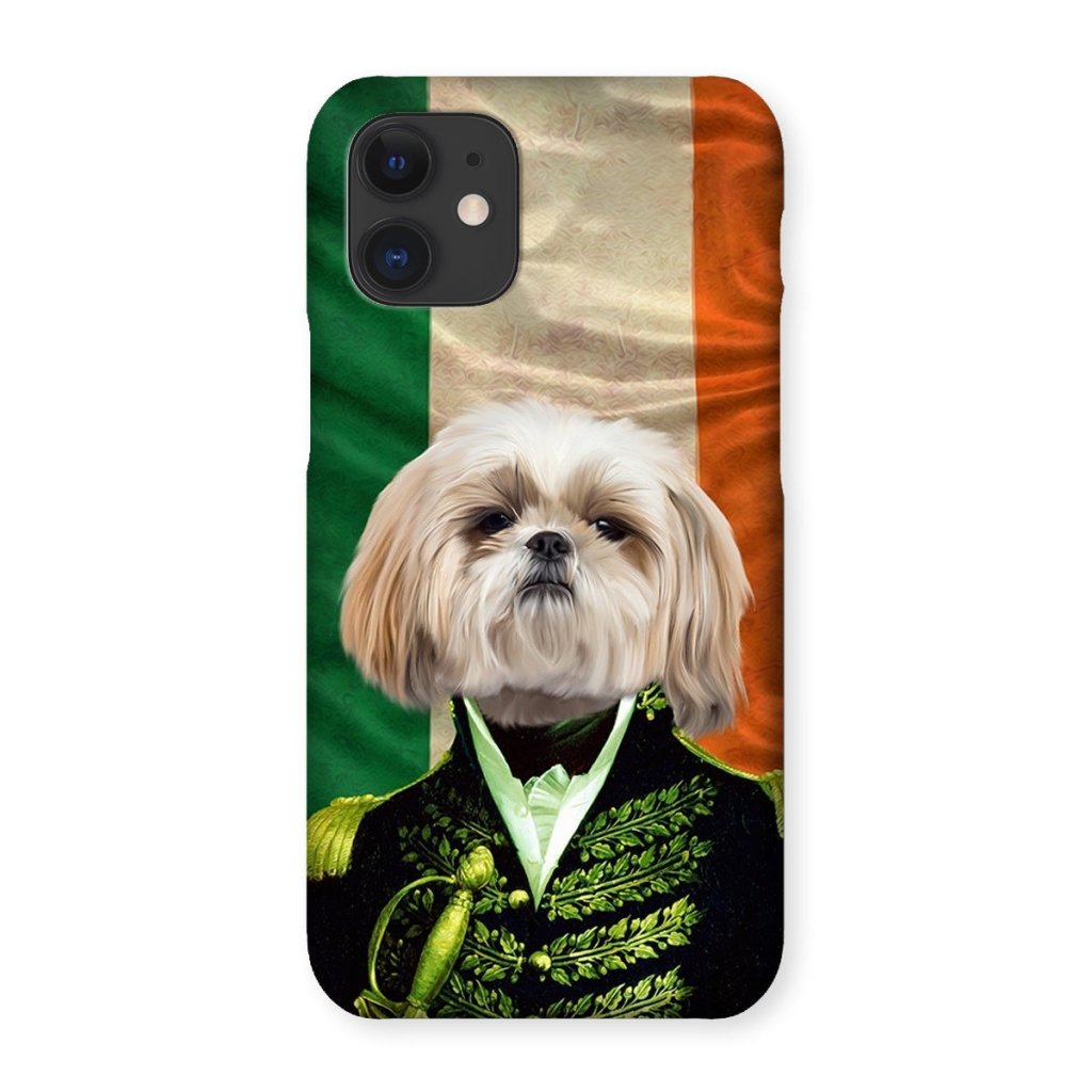 The General Irish Flag Edition: Custom Pet Phone Case - Paw & Glory - Dog Portraits - Pet Portraits