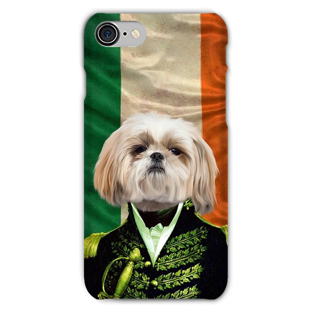 The General Irish Flag Edition: Custom Pet Phone Case - Paw & Glory - Dog Portraits - Pet Portraits