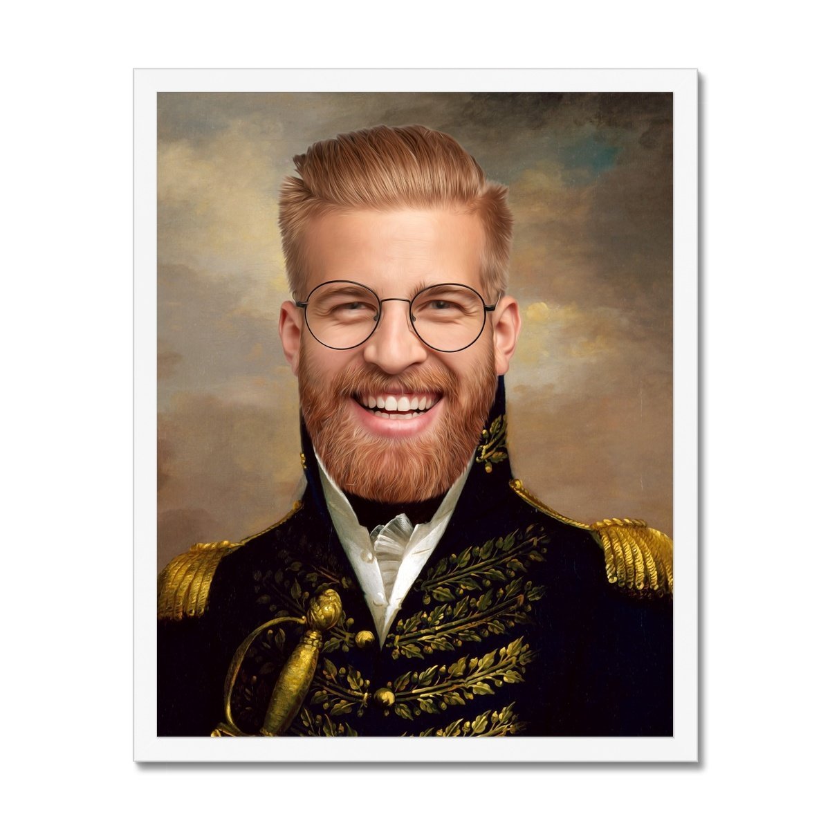 Pet Portraits | The General Male: Custom Hooman Portrait | Paw & Glory