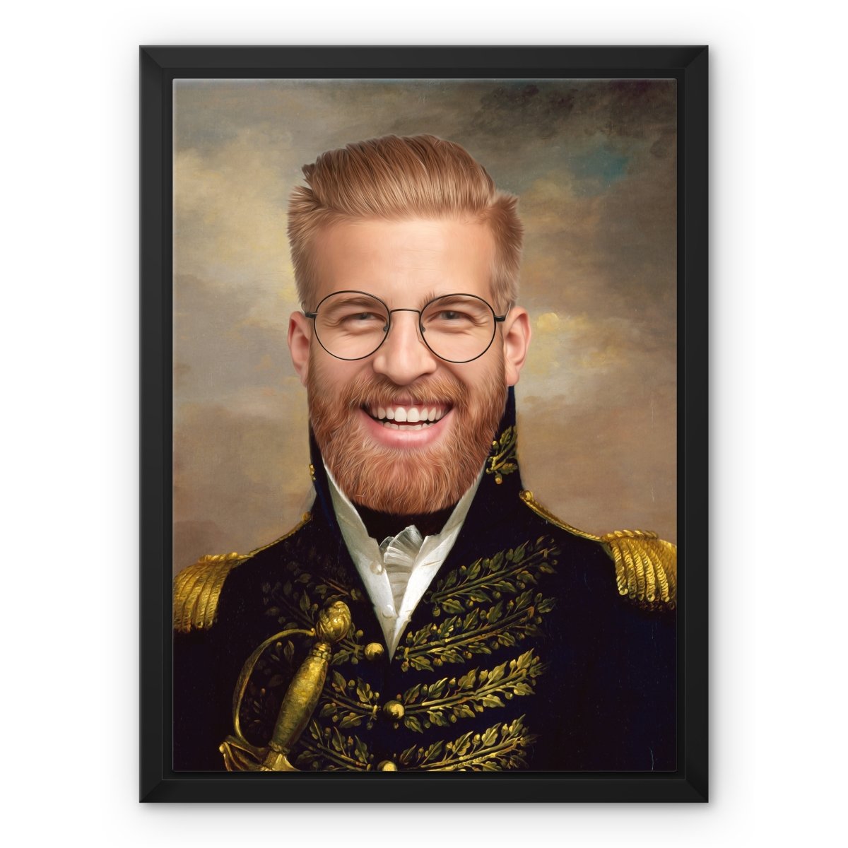 Pet Portraits | The General Male: Custom Human Canvas | Paw & Glory