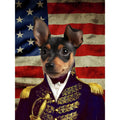 The General USA Flag Edition: Custom Digital Download Pet Portrait