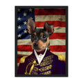 The General - USA Flag Edition: Custom Pet Portrait
