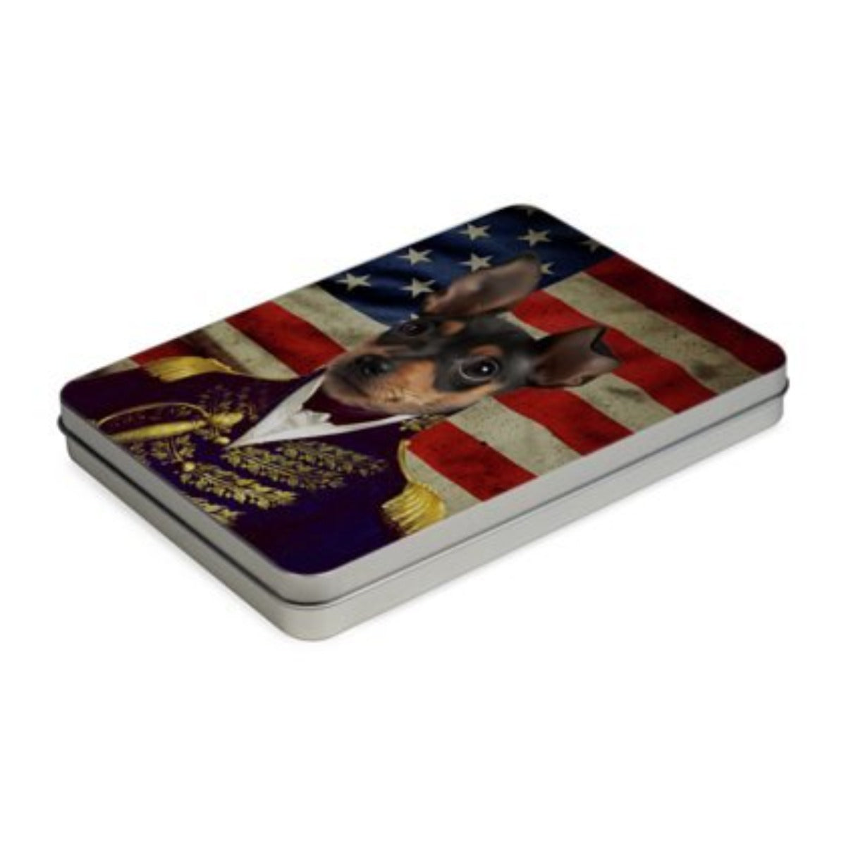 Pet Portraits | The General USA Flag Edition: Custom Pet Puzzle | Paw & Glory