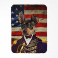 The General USA Flag Edtion: Custom Pet Blanket