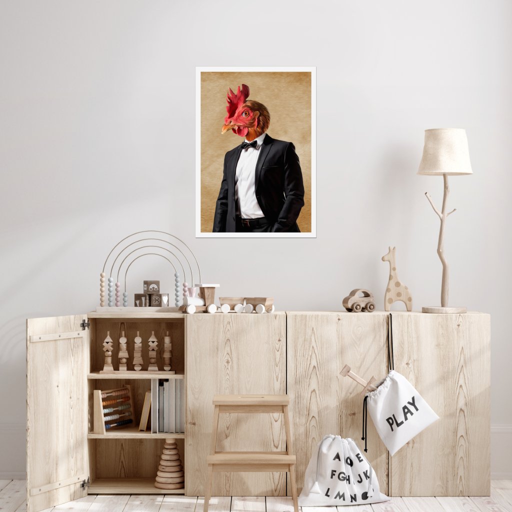 Pet Portraits | The Gentleman: Animal Art Poster | Paw & Glory