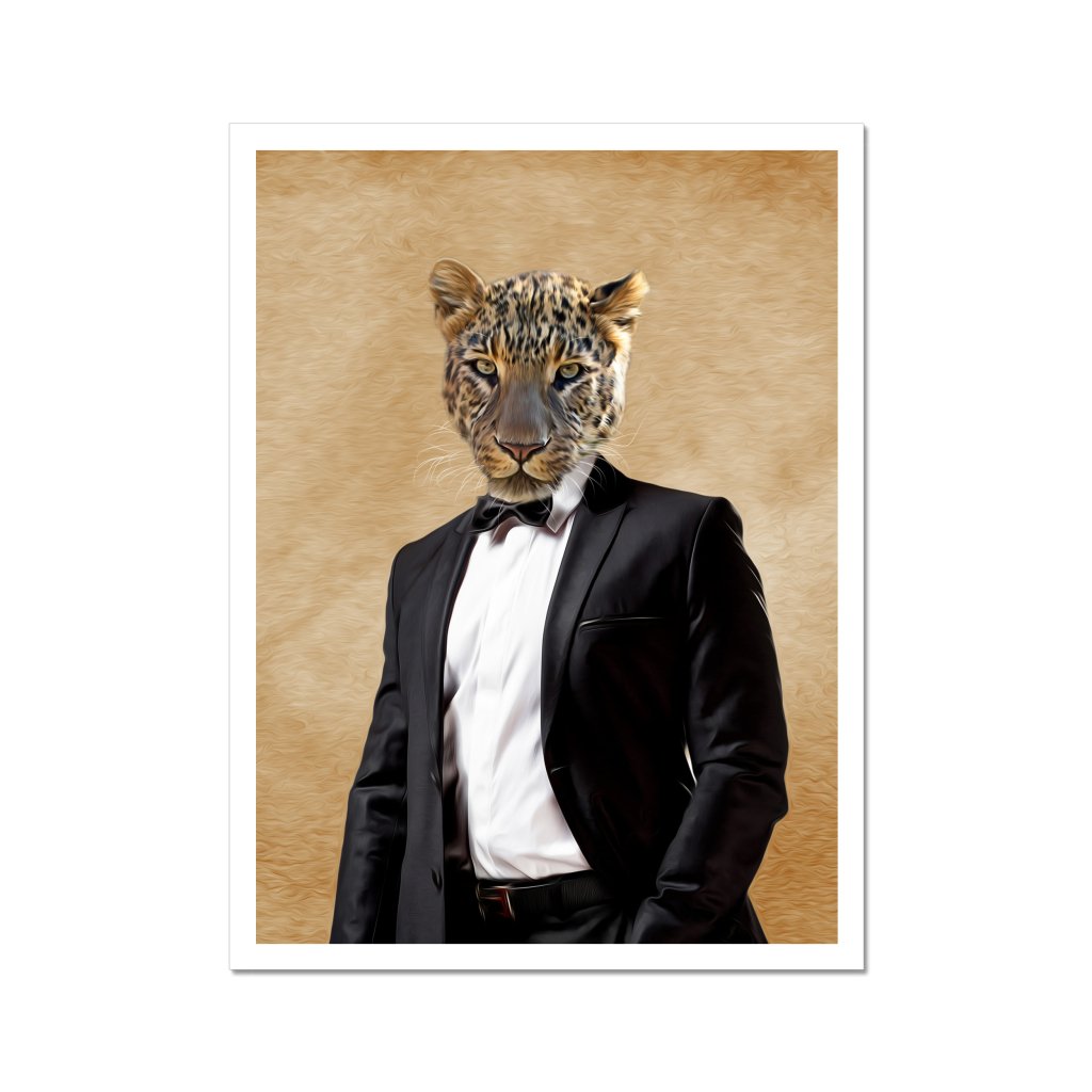 Pet Portraits | The Gentleman: Animal Art Poster | Paw & Glory