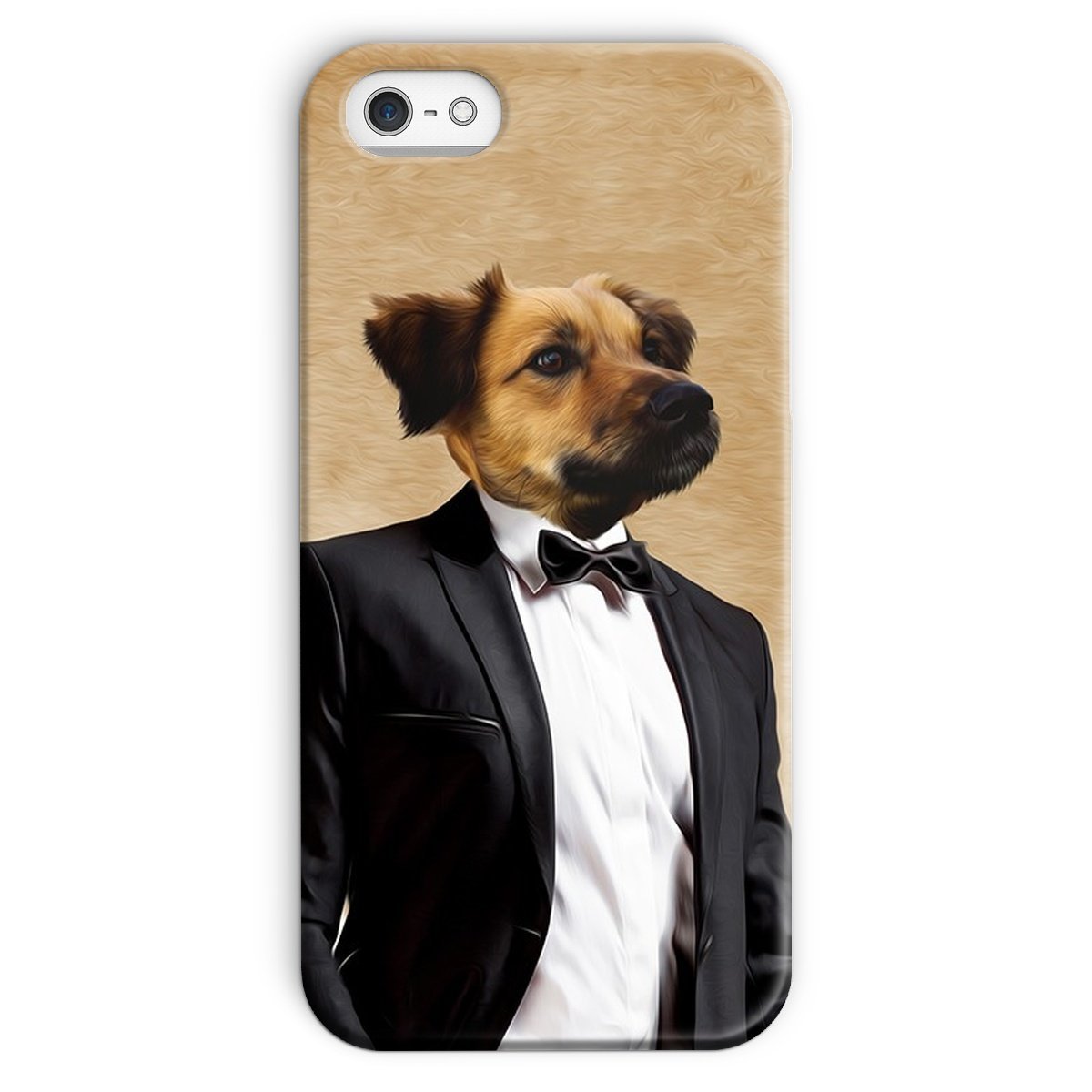 The Gentleman: Custom Pet Phone Case - Paw & Glory - Dog Portraits - Pet Portraits