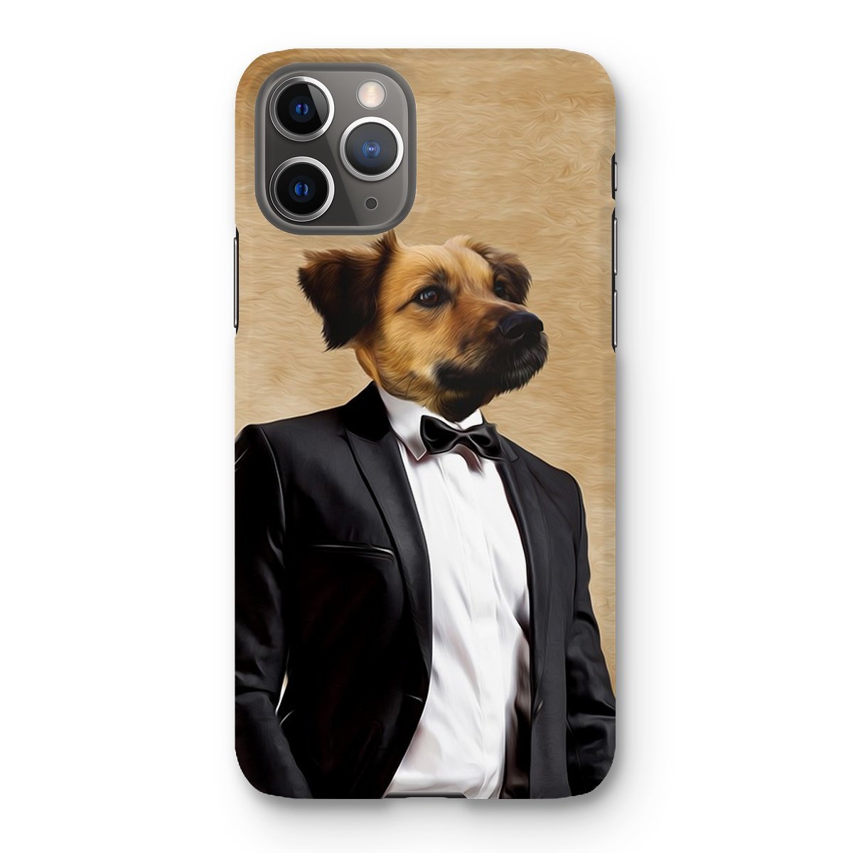 Pet Portraits | The Gentleman: Custom Pet Phone Case | Paw & Glory