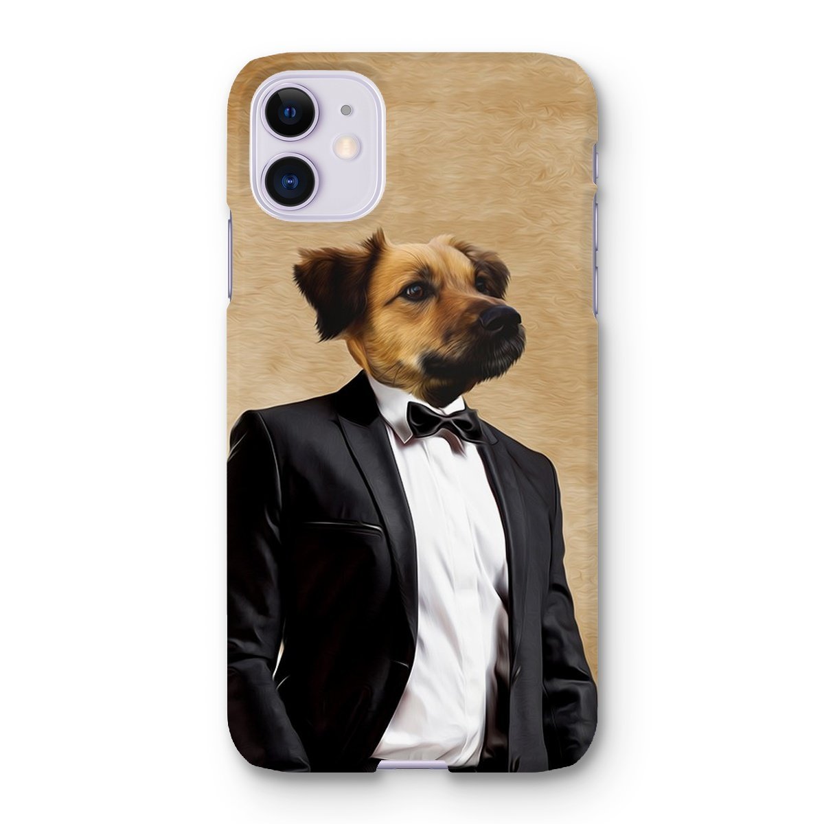 The Gentleman: Custom Pet Phone Case - Paw & Glory - Dog Portraits - Pet Portraits