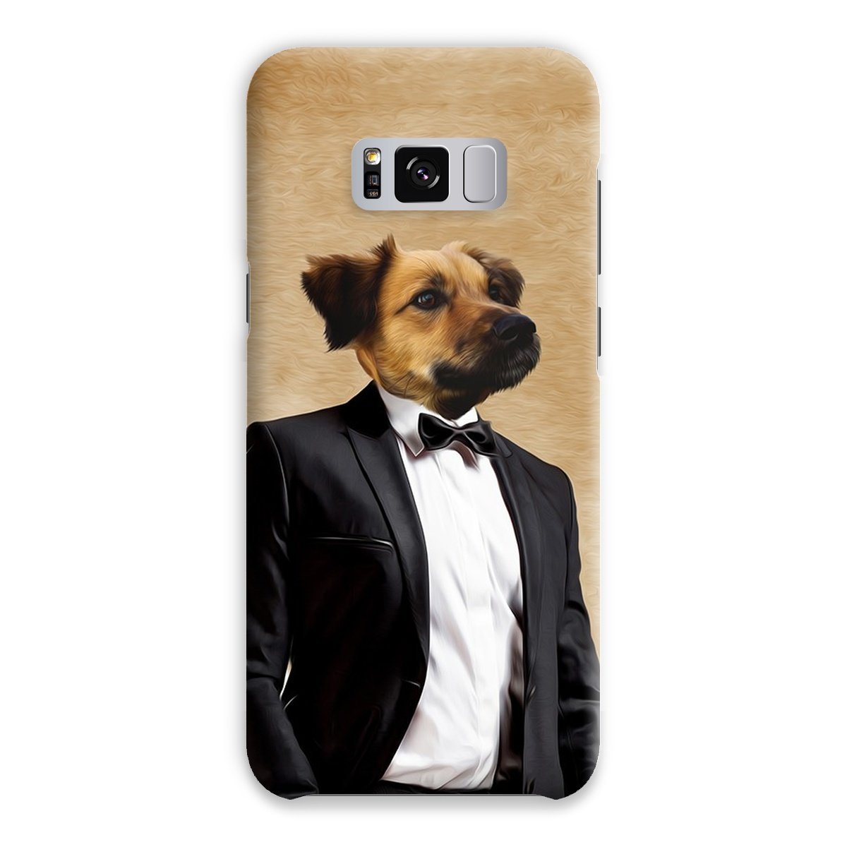 The Gentleman: Custom Pet Phone Case - Paw & Glory - Dog Portraits - Pet Portraits