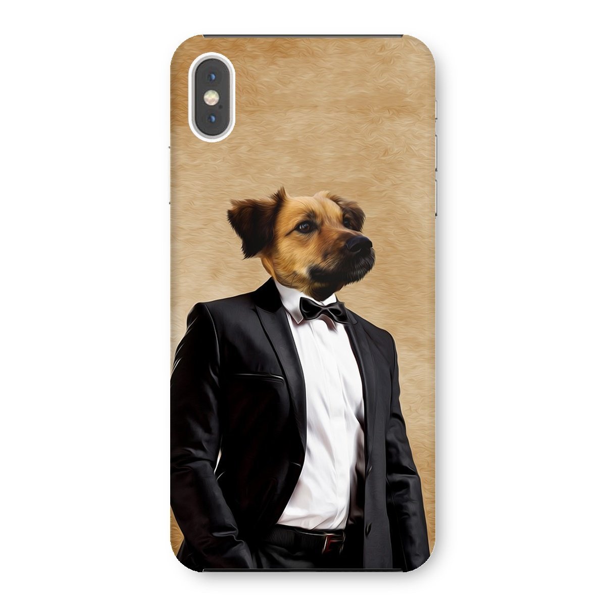 The Gentleman: Custom Pet Phone Case - Paw & Glory - Dog Portraits - Pet Portraits