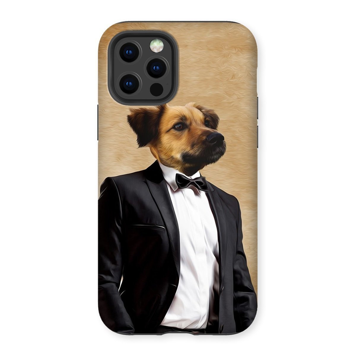 Pet Portraits | The Gentleman: Custom Pet Phone Case | Paw & Glory