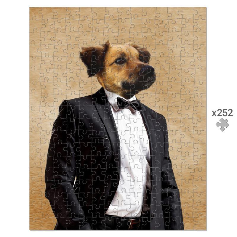 Pet Portraits | The Gentleman: Custom Pet Puzzle | Paw & Glory