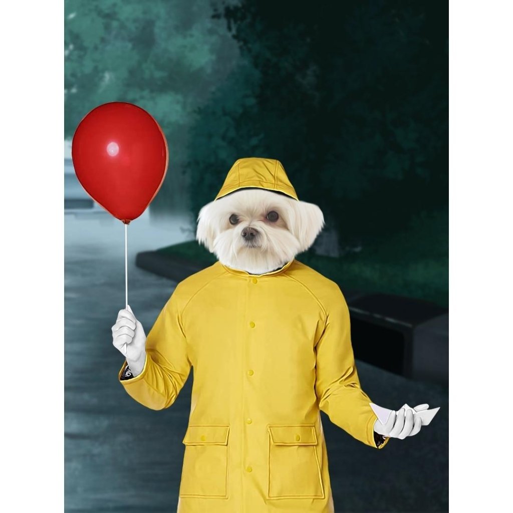 Pet Portraits | The Georgie (It Movie Inspired): Custom Digital Download Pet Portrait | Paw & Glory