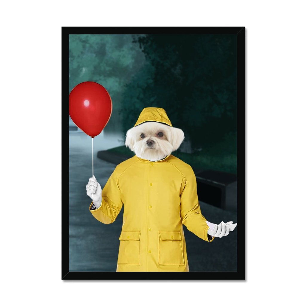 Raincoat Horror Kid Custom Pet Portrait | Paw & Glory