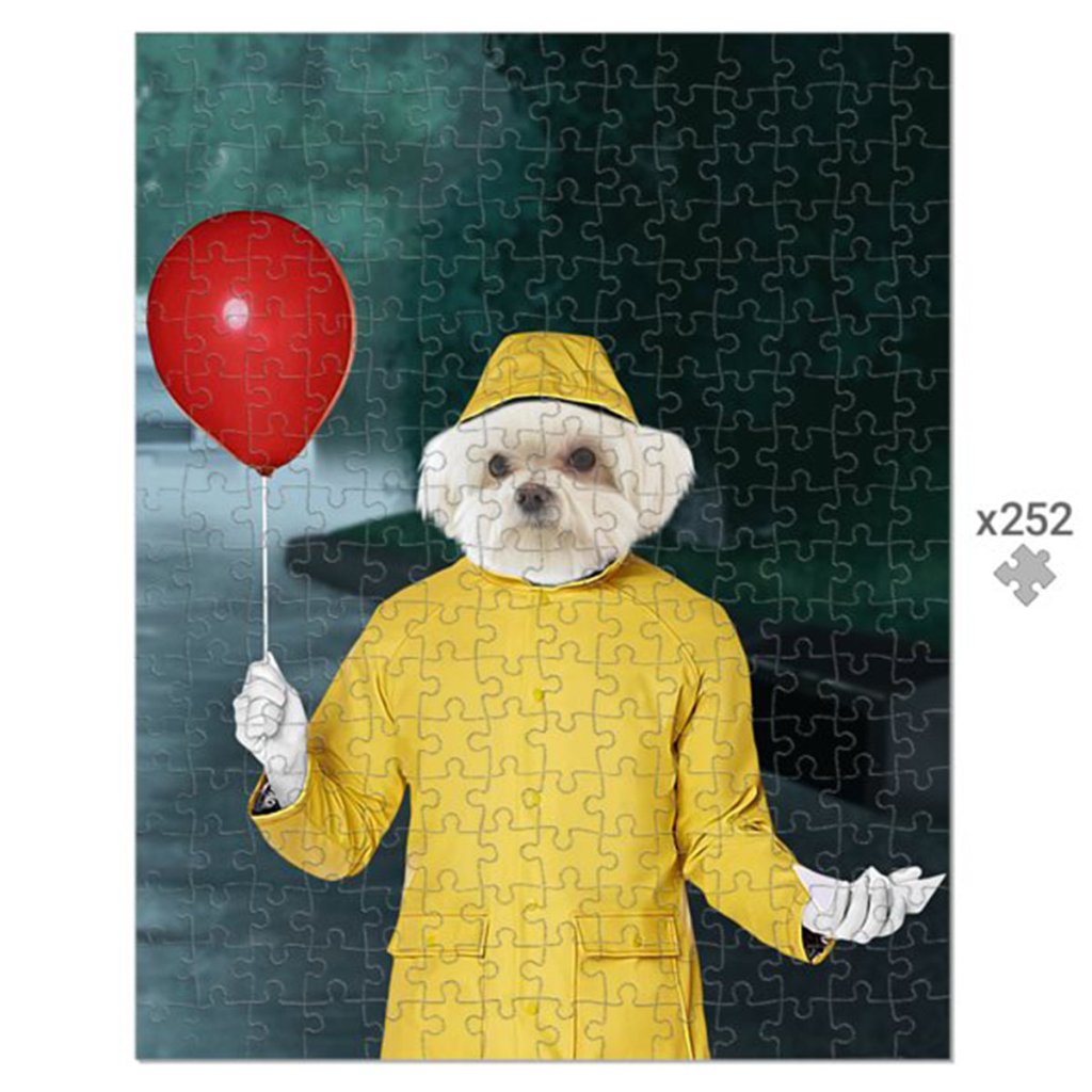 Raincoat Horror Kid Custom Pet Puzzle | Pet Lover Gift | Paw & Glory