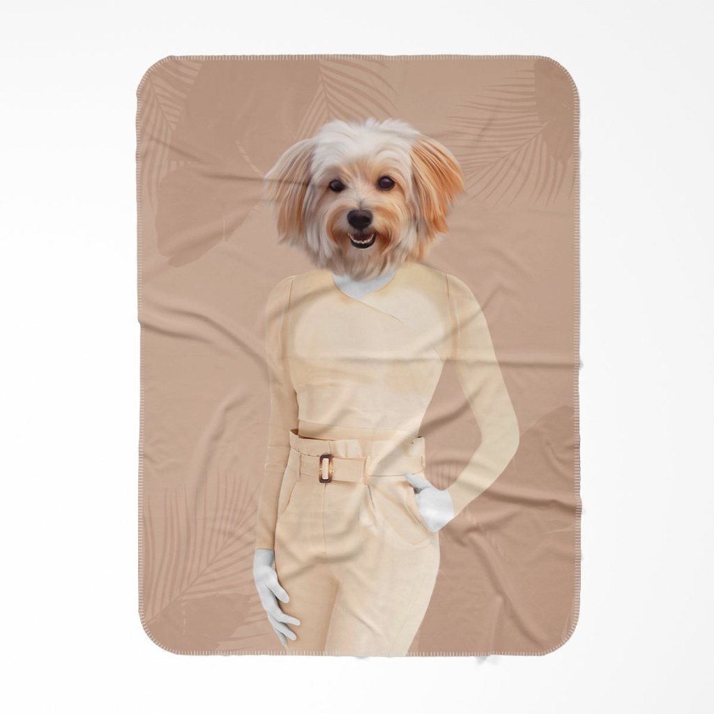 Pet Portraits | The Gina (Real Housewives of Orange County): Custom Pet Blanket | Paw & Glory