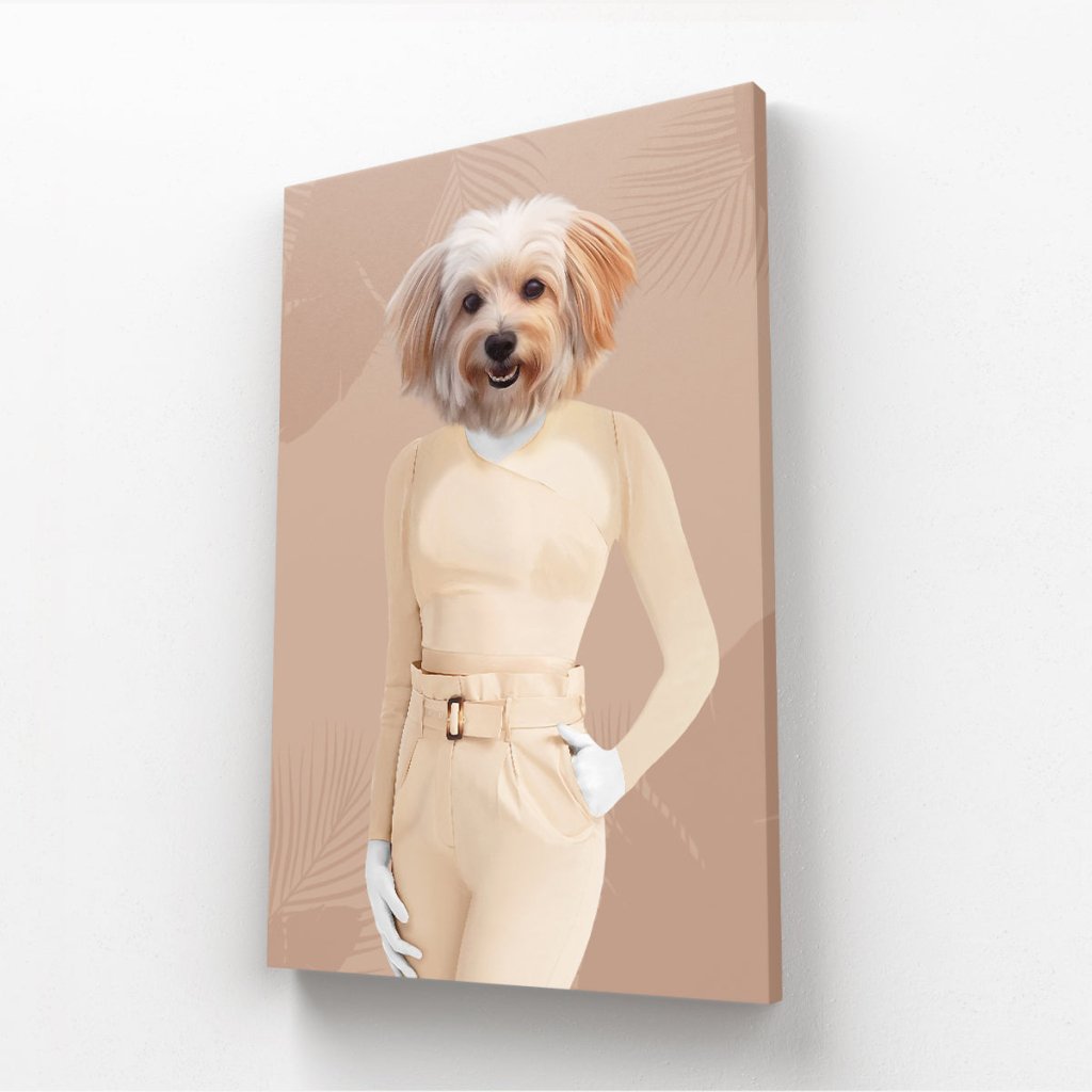 Pet Portraits | The Gina (Real Housewives of Orange County): Custom Pet Canvas | Paw & Glory