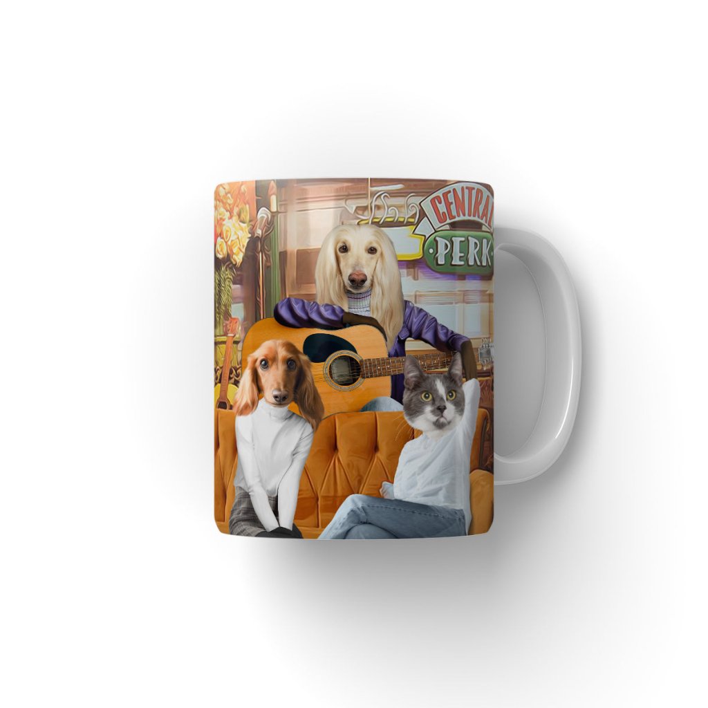 Pet Portraits | The Girls (Friends Inspired): Custom Pet Coffee Mug | Paw & Glory