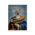 The Golden King: Animal Art Poster