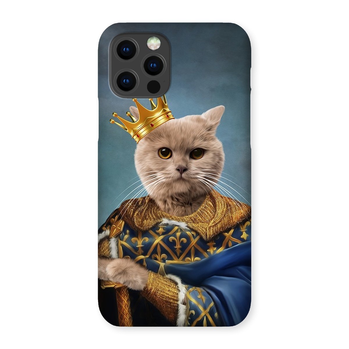 The Golden King: Custom Pet Phone Case - Paw & Glory - Dog Portraits - Pet Portraits