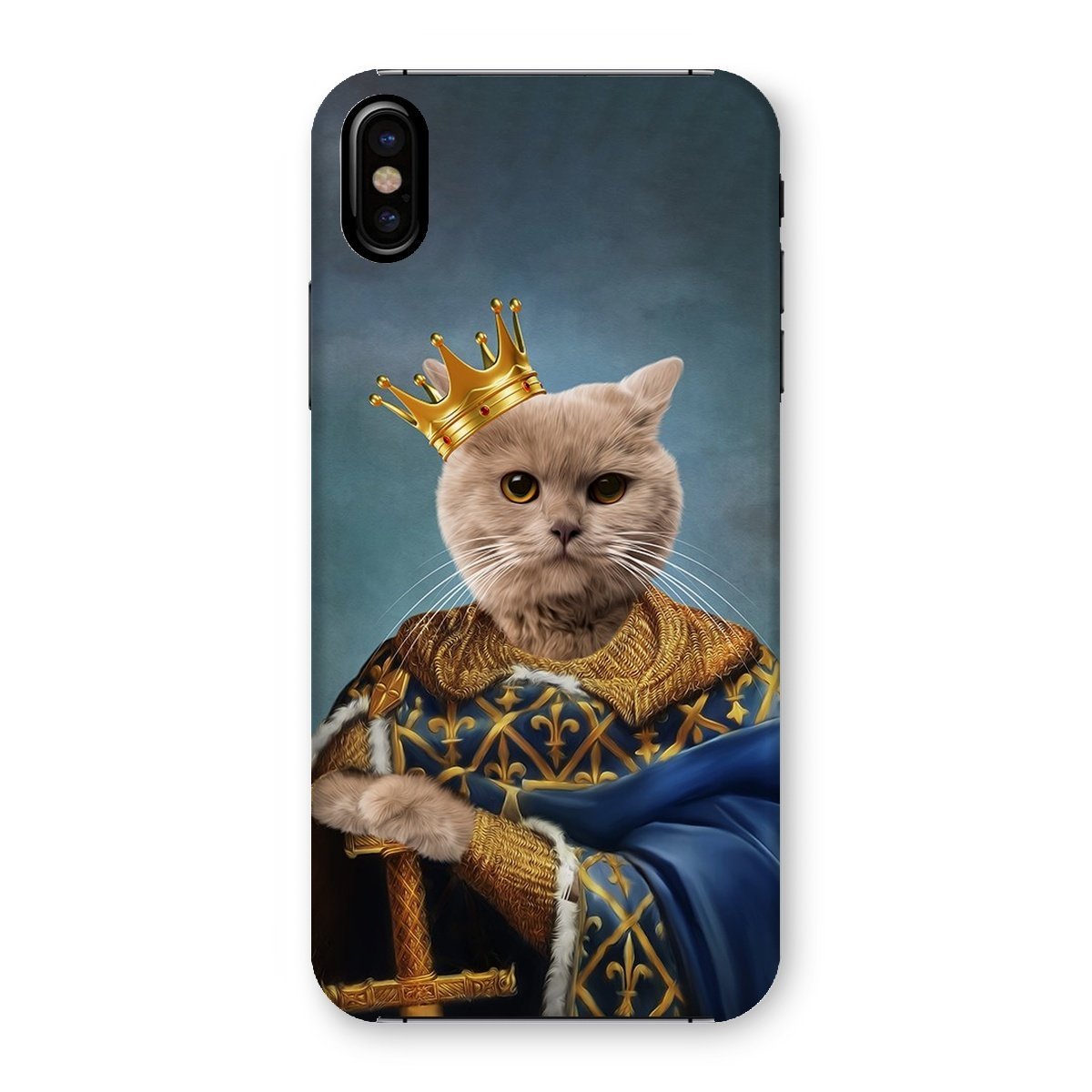 Pet Portraits | The Golden King: Custom Pet Phone Case | Paw & Glory
