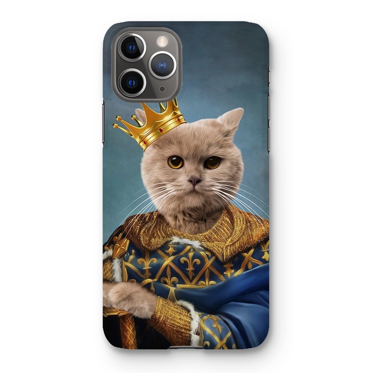 The Golden King: Custom Pet Phone Case - Paw & Glory - Dog Portraits - Pet Portraits