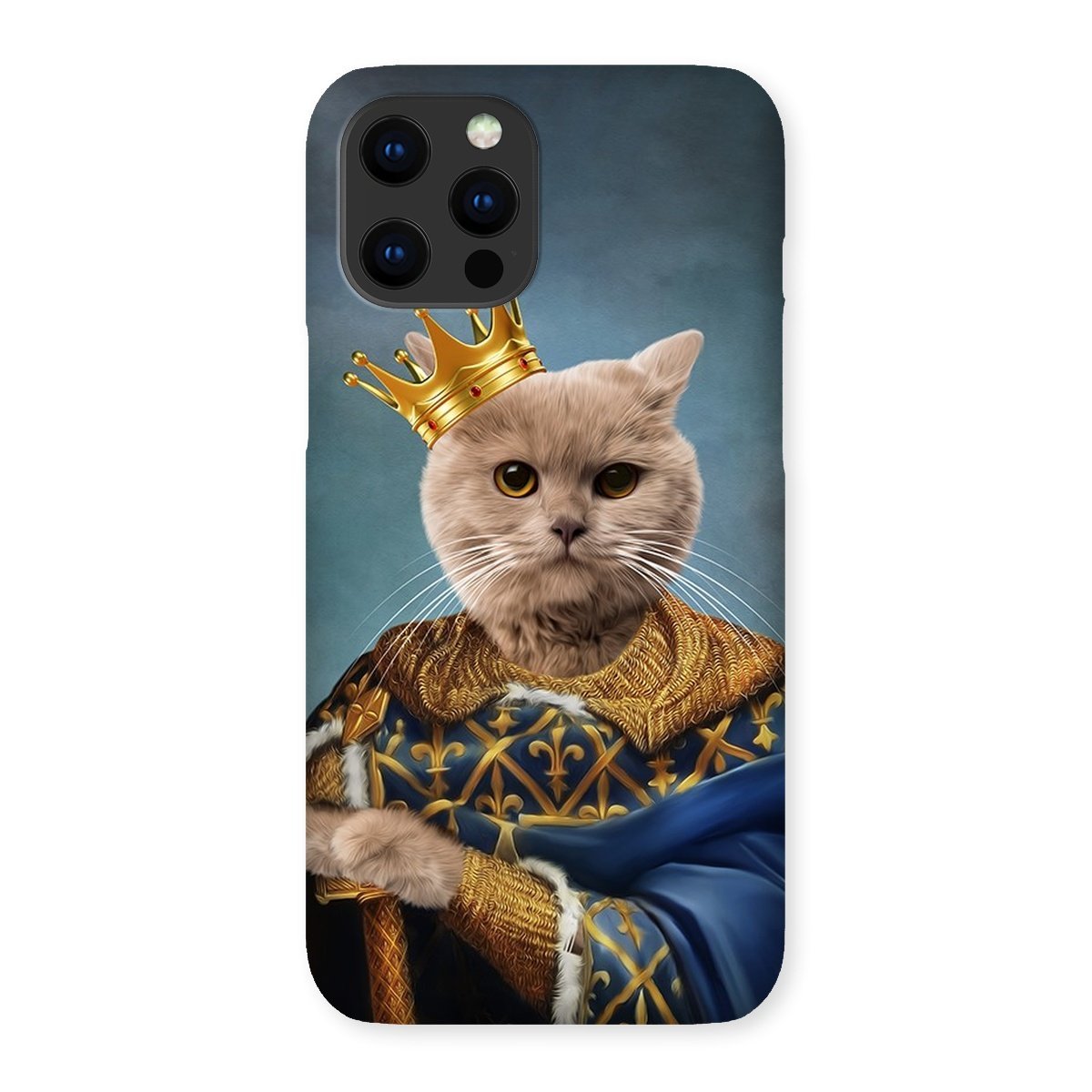 The Golden King: Custom Pet Phone Case - Paw & Glory - Dog Portraits - Pet Portraits