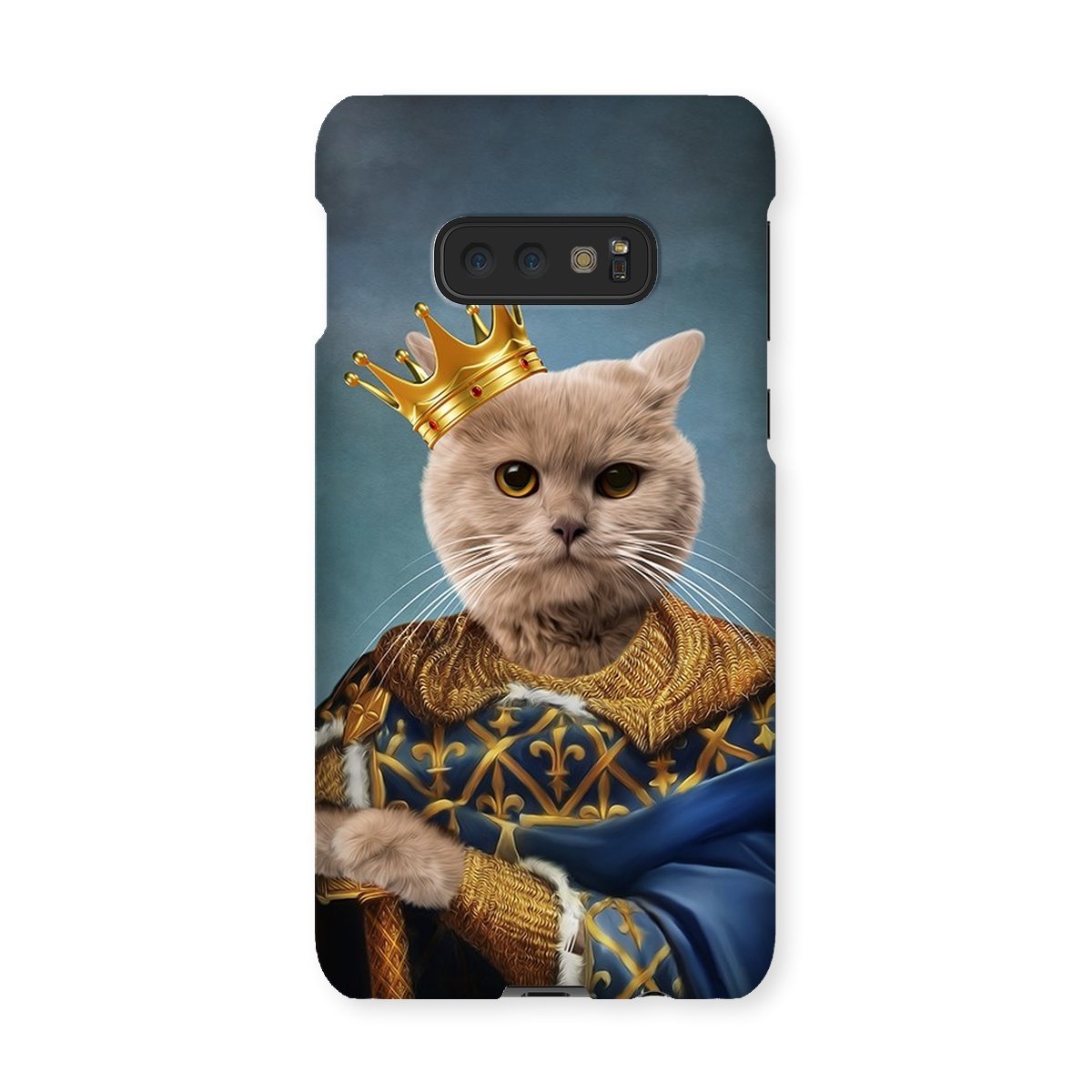 The Golden King: Custom Pet Phone Case - Paw & Glory - Dog Portraits - Pet Portraits