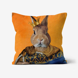 The Golden King: Custom Pet Pillow - Paw & Glory - Dog Portraits - Pet Portraits