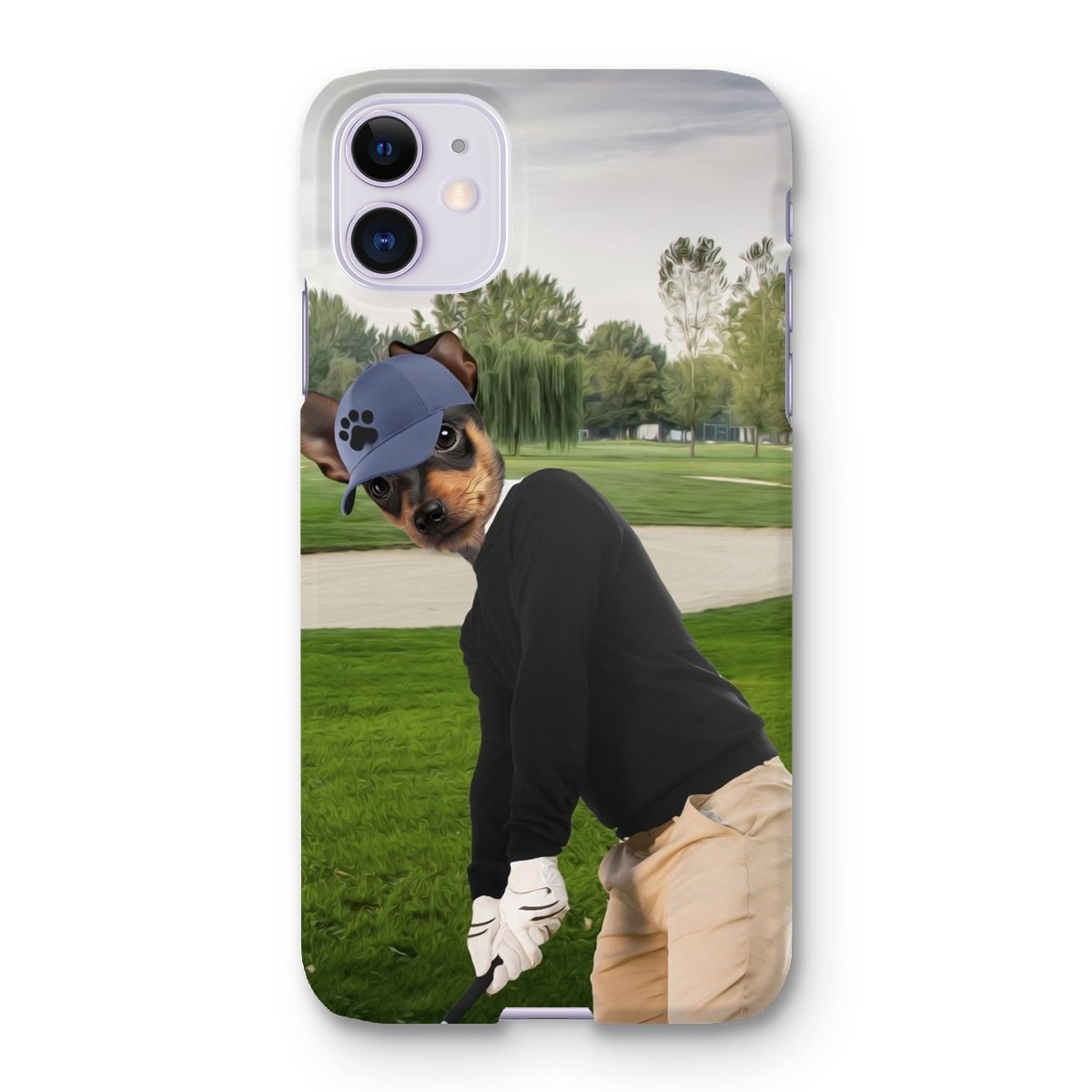 Pet Portraits | The Golfer: Custom Pet Phone Case | Paw & Glory