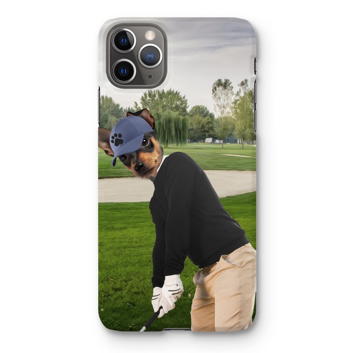 Pet Portraits | The Golfer: Custom Pet Phone Case | Paw & Glory