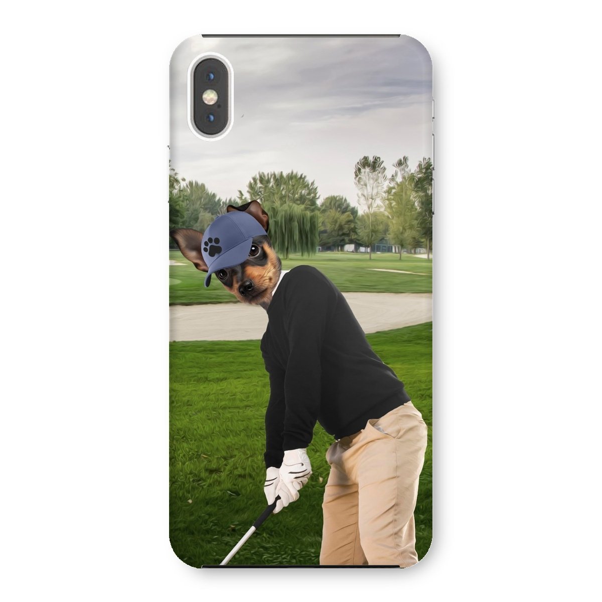 Pet Portraits | The Golfer: Custom Pet Phone Case | Paw & Glory