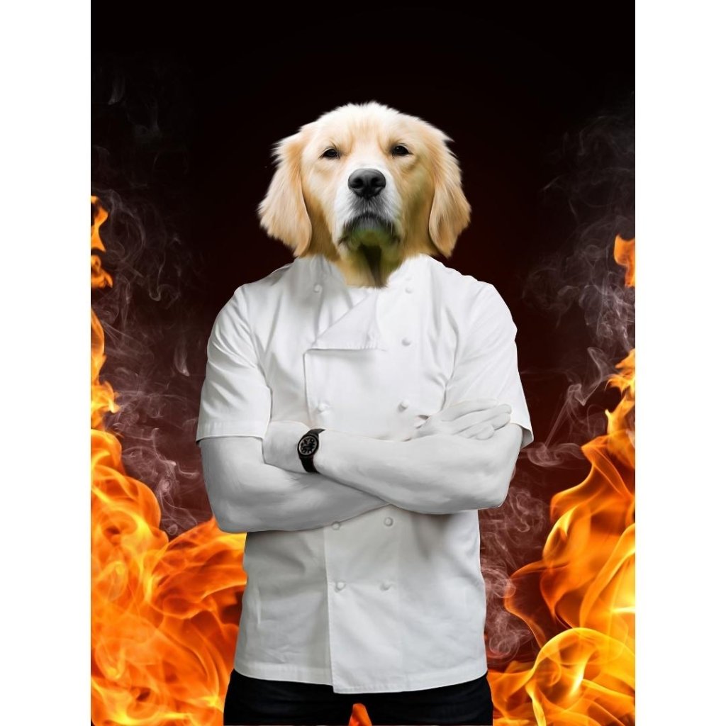 Pet Portraits | The Gordon Ramsey: Custom Digital Download Pet Portrait | Paw & Glory
