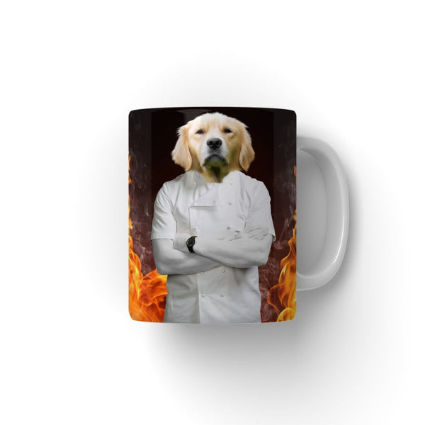 Fiery Celebrity Chef Custom Pet Coffee Mug | Personalised Pet Gift | Paw & Glory