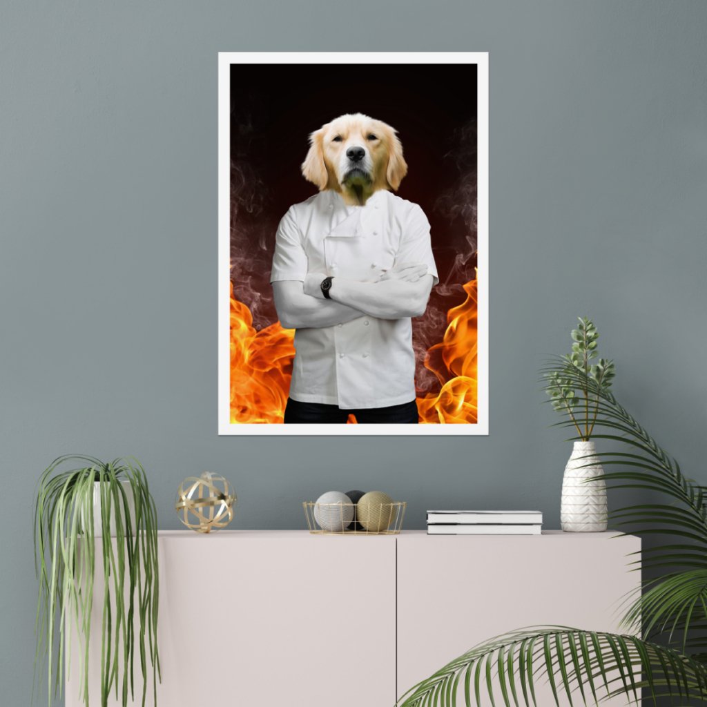 Pet Portraits | The Gordon Ramsey: Custom Pet Poster | Paw & Glory