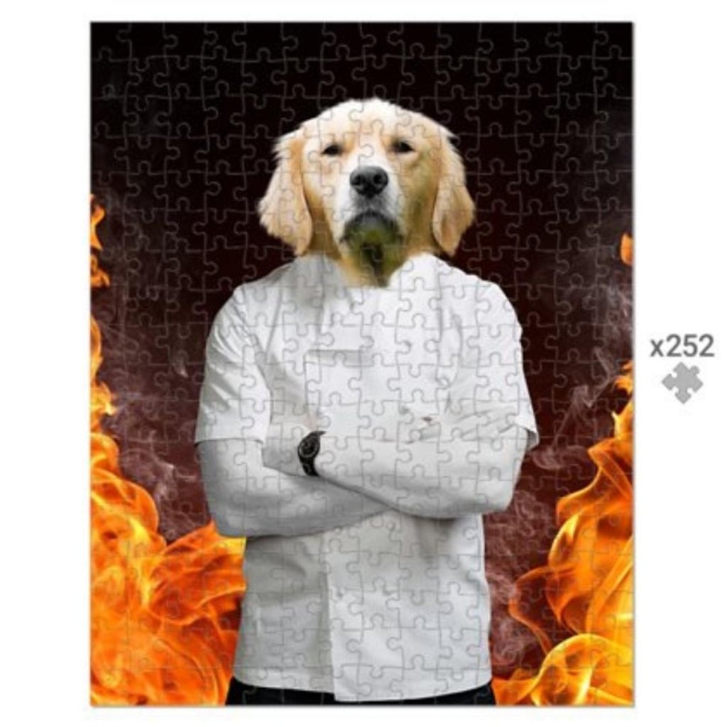 Pet Portraits | The Gordon Ramsey: Custom Pet Puzzle | Paw & Glory