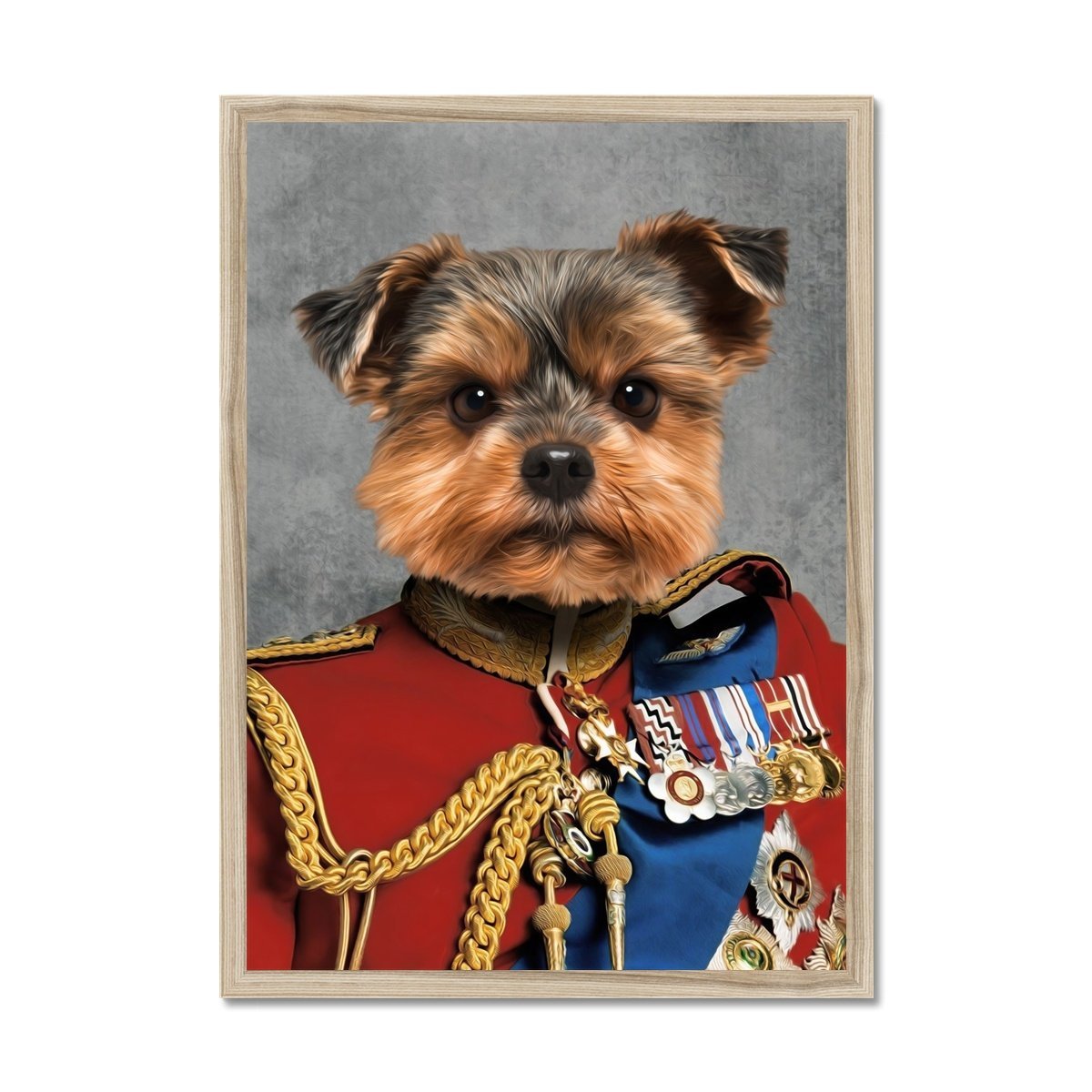 The Governor: Custom Pet Portrait - Paw & Glory - Dog Portraits - Pet Portraits
