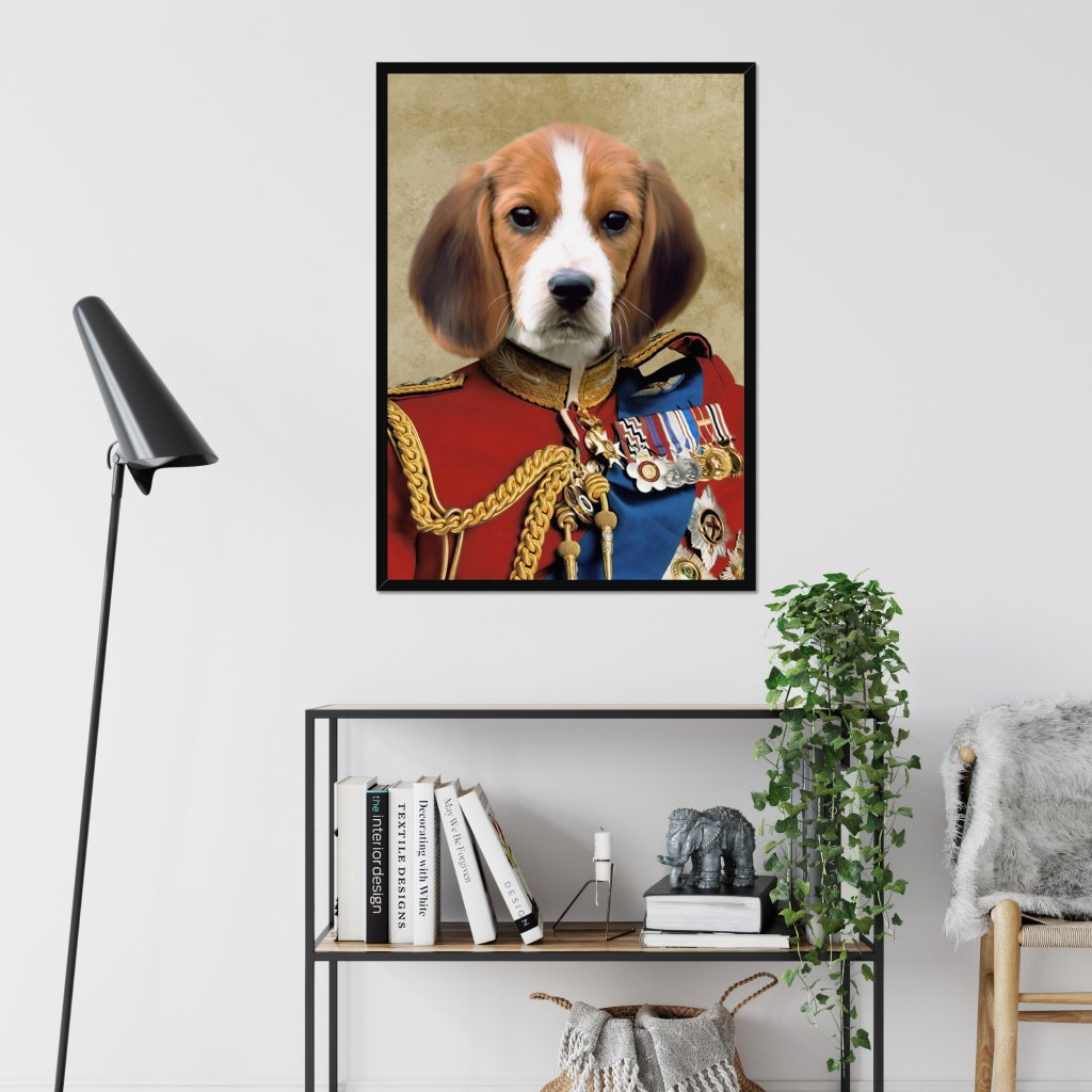 Pet Portraits | The Governor: Custom Pet Portrait | Paw & Glory